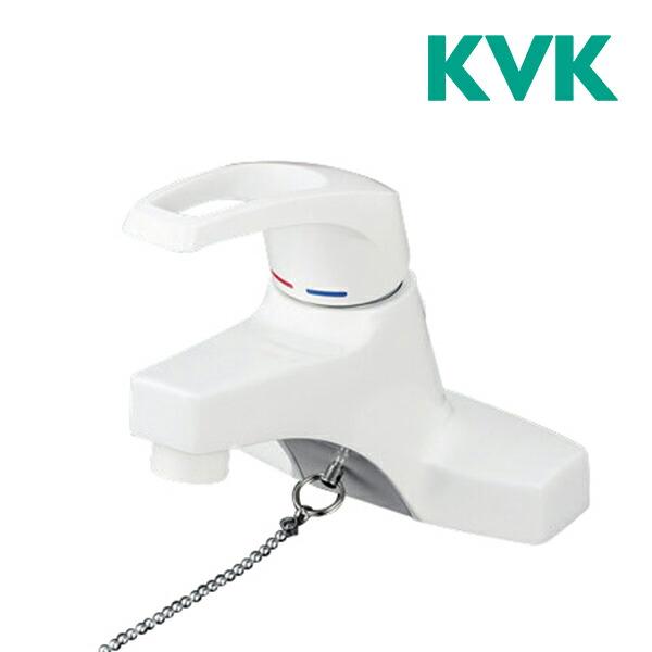 ◆15時迄出荷OK！KVK 水栓金具【KM7014】 洗面用シングルレバー式混合栓 ゴム栓付