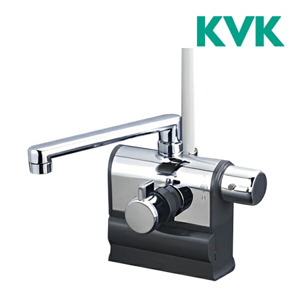◇15時迄出荷OK！KVK 水栓金具【KF3008RR3】デッキ型サーモスタット式