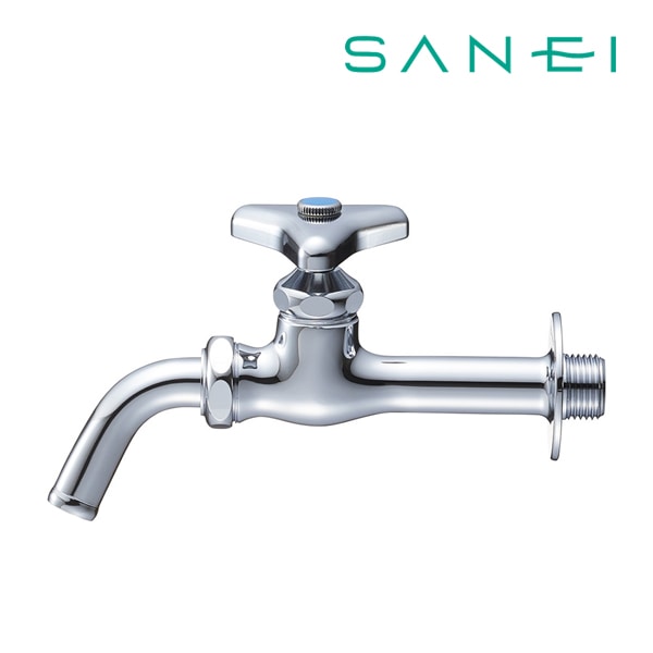 ◆15時迄出荷OK！≦三栄水栓/SANEI 水栓金具【Y22J-13】万能ホーム胴長水栓(固定コマ仕様)