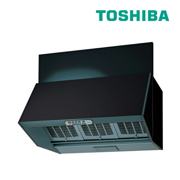 ◆15時迄出荷OK！東芝(日本キヤリア) レンジフードファン【VFR-73LJ(K)】カラー：ブラック 深形三分割構造シロッコファンタイプ 基本タイプ 接続ダクトφ150mm 75cm巾 (旧品番 VFR-73VJ(K))