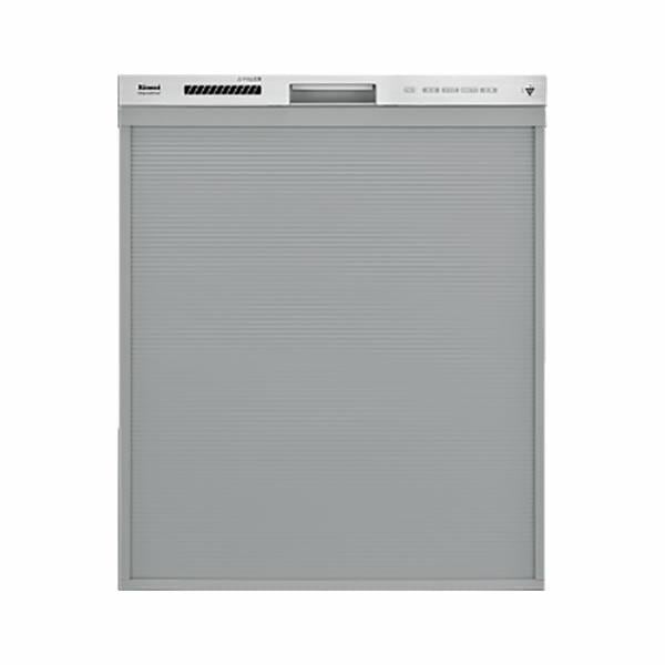 π●リンナイ 食器洗い乾燥機【RSW-SD401LPEA】ステンレス調ハーフミラー 深型スライドオープンタイプ 幅45cm ハイグレード おかってカゴ 自立脚付きタイプ