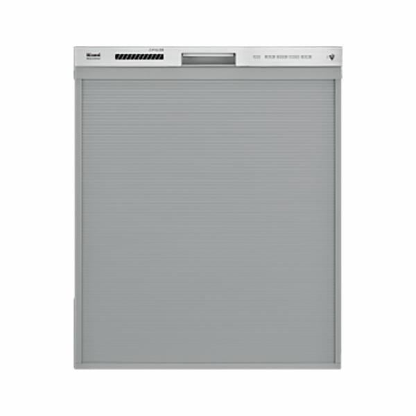 π●リンナイ 食器洗い乾燥機【RSW-D401GPEA】ステンレス調 深型スライドオープンタイプ 幅45cm ミドルグレード おかってカゴ 化粧パネル対応