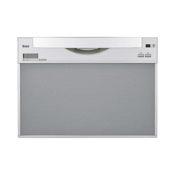 π●リンナイ 食器洗い乾燥機【RSW-601CA-SV】シルバー 標準スライドオープンタイプ 幅60cm ワイド 食器カゴ 化粧パネル対応
