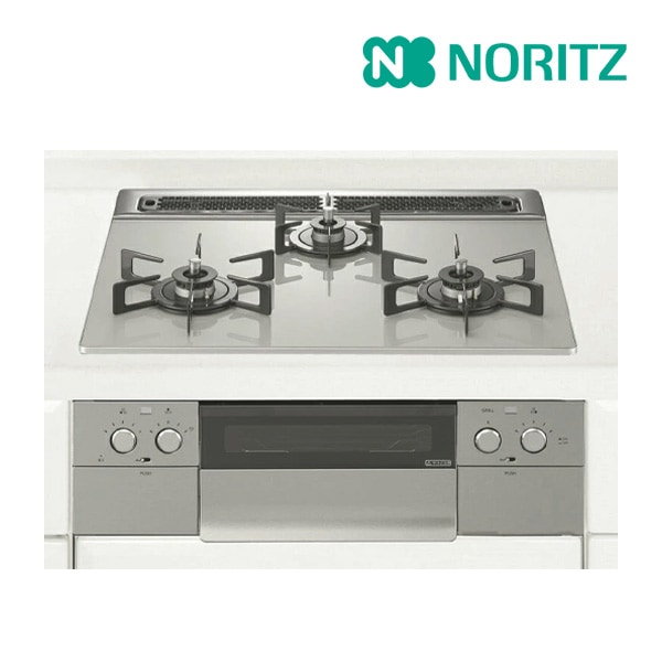 都市ガス(12A/13A)◆15時迄出荷OK！♪ノーリツ ビルトインコンロ【N3WU5PWAP2STE】Nest(ネスト) ステンレスフェイス 60cmタイプ