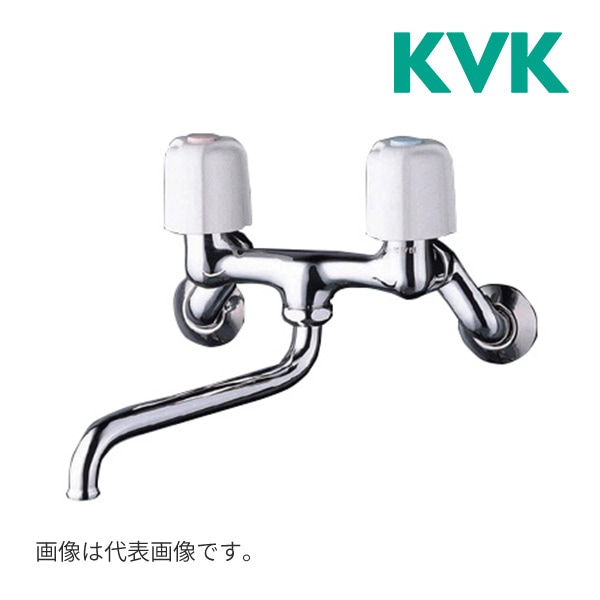 2ハンドルシャワー 混合水栓 KVK 送料込み価格！！ 工事費込みセット 浴室水栓 取付ピッチ100mm KVK KF12E 2