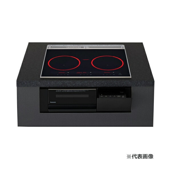 ●u.パナソニック 【KZ-C36K】IHクッキングヒーター Cシリーズ 3口IH 鉄・ステンレス対応 ジェットブラック/ブラック 幅60cmタイプ
