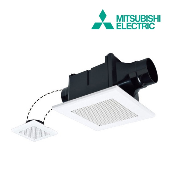 ◆15時迄出荷OK！⇔三菱 換気扇【VD-10ZFC14】ダクト用換気扇 天井埋込形 サニタリー用 2部屋換気用 低騒音形 (旧品番 VD-10ZFC13)