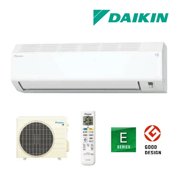 ◆15時迄出荷OK！ダイキン ルームエアコン【S255ATES W】ホワイト 2025年 Eシリーズ 室内電源タイプ 単相100V 8畳程度 (旧品番 S254ATES W)