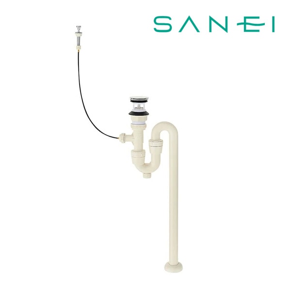 ◆15時迄出荷OK！∠三栄水栓/SANEI【H7722-38】洗面排水栓付Sトラップ
