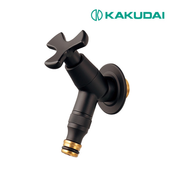 ◆15時迄出荷OK！カクダイ 【701-241-13】散水栓 マットブラック (旧品番 701-239-13)