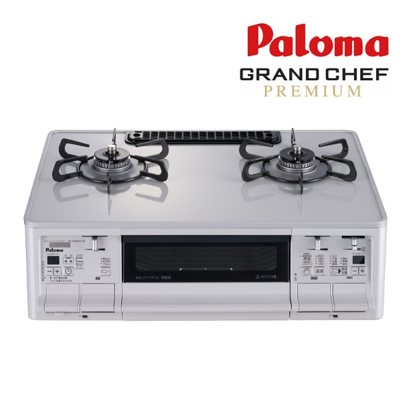 プロパンガス(LPG) 左強火力(L) ●ψパロマ テーブルコンロ【PA-F99WCV-L】グランドシェフプレミアム ハイパーガラスコートトップ 水なし両面焼グリル 標準サイズ59cmタイプ ラ・クックグラン同梱