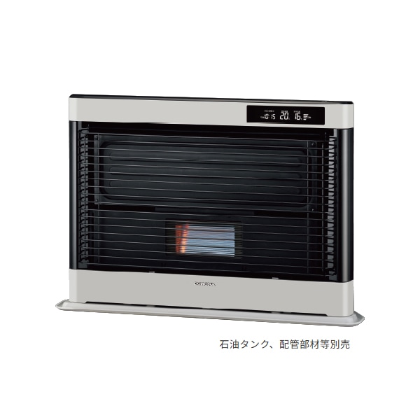 ●コロナ 暖房機器【FF-AG6825H(W)】フロストパールホワイト FF式石油暖房機(輻射型) AGRATIO(アグレシオ) ガス化式 主に18畳用 別置タンク式(石油タンク別売)