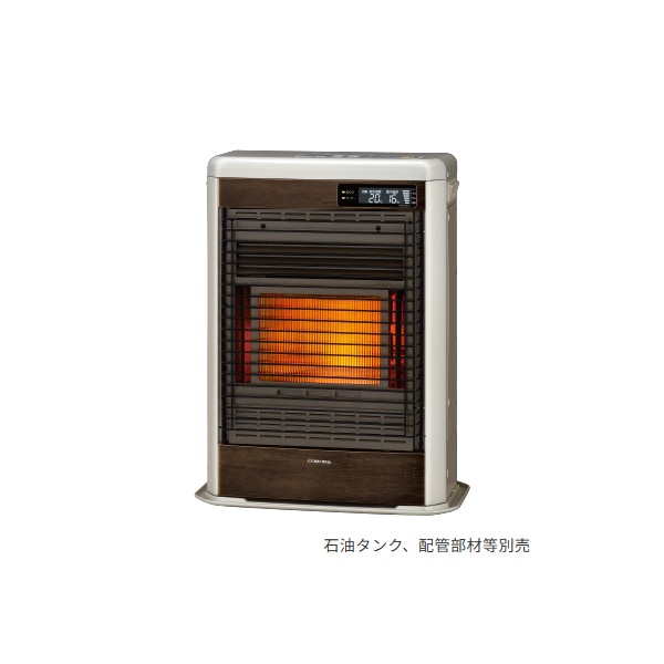 ●コロナ 暖房機器【FF-SG4225M(TG)】グランドブラウン FF式石油暖房機(輻射型) スペースネオミニ ガス化式 主に11畳用 別置タンク式(石油タンク別売)