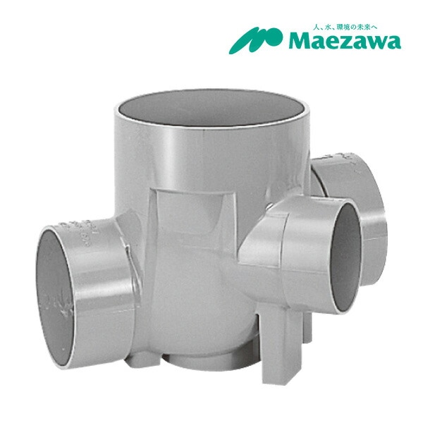 「在庫処分」ヨ◆午後3時まで出荷OK！前澤化成工業 【M-45YS左100X75-150】4個入り 小口径マス ビニマス 45度合流段差付 45YS 左 100X75-150