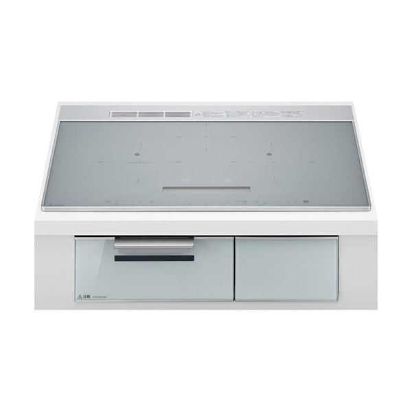 ●三菱 IHクッキングヒーター【CS-A207-S】マットシルバー/クリアシルバー ビルトイン型 3口IH CROSS+TOPシリーズ 75cmワイドトップ 単相200V