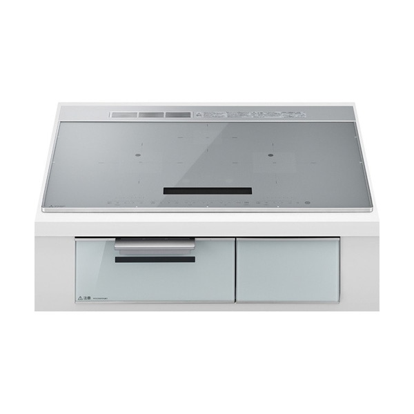 ●三菱 IHクッキングヒーター【CS-A87-S】シルバー/クリアシルバー ビルトイン型 3口IH CROSS+TOPシリーズ 75cmワイドトップ 単相200V