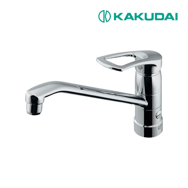 ◆15時迄出荷OK！カクダイ【117-061】シングルレバー混合栓(分水孔つき)