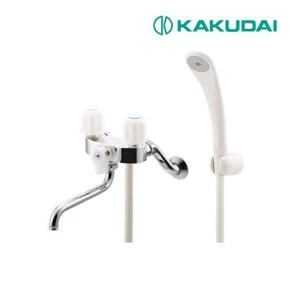 ◆15時迄出荷OK！カクダイ【139-503】2ハンドルシャワー混合栓(一時止水)