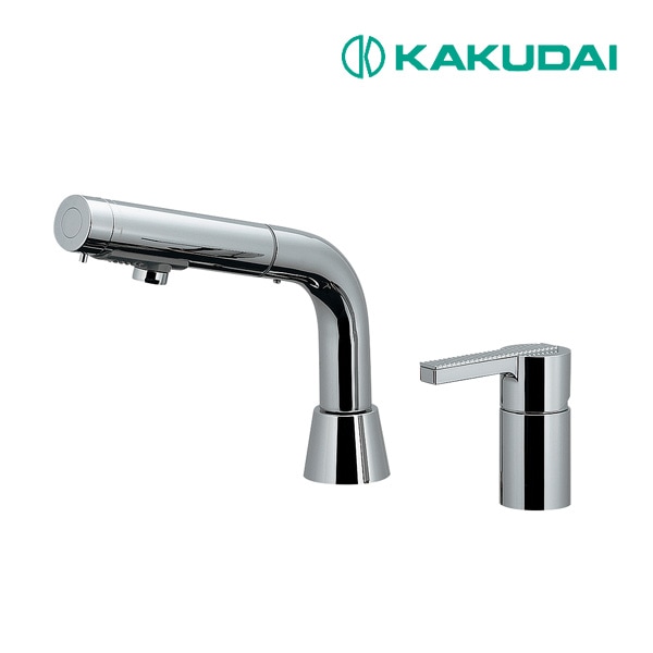 〓〓◆15時迄出荷OK！カクダイ【186-004】台付シングルレバー引出し混合栓 Ren