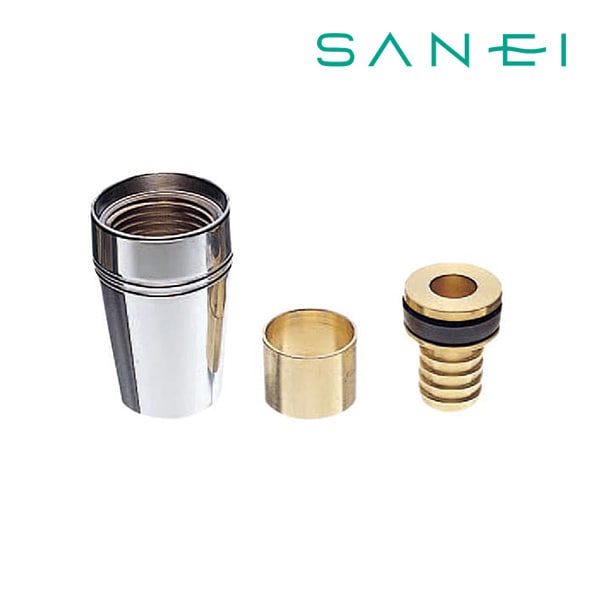 ◆15時迄出荷OK！∠三栄水栓/SANEI【PU86TF】回転ホース金具