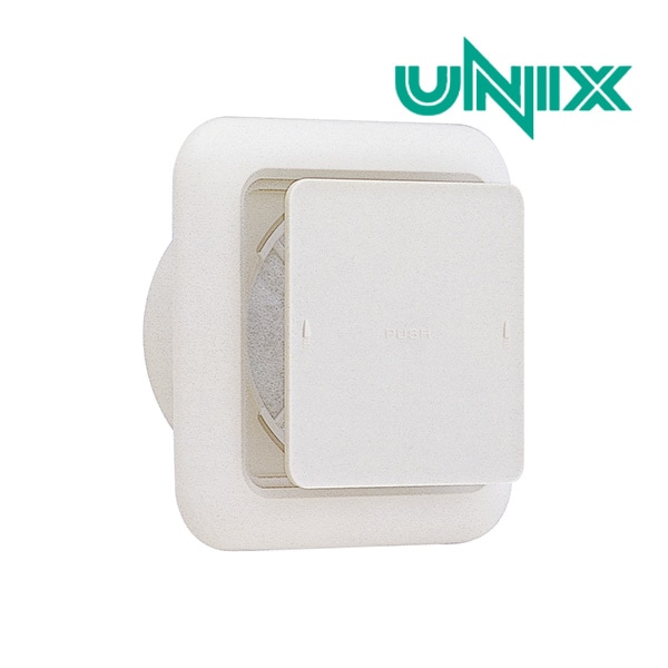 ◆15時迄出荷OK！ユニックス【KRP100BWFH】樹脂製 角型レジスター 不織布フィルター(粗塵・花粉対策)