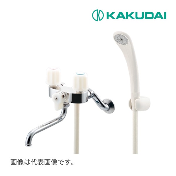 ◆15時迄出荷OK！カクダイ【139-801】2ハンドルシャワー混合栓