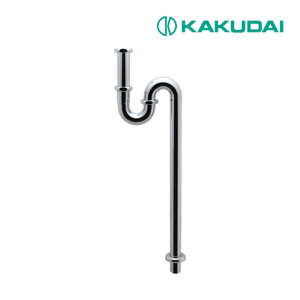 ◆15時迄出荷OK！カクダイ【298-023-CH】Sトラップ(テール管つき) クローム (旧品番 433-302-38)