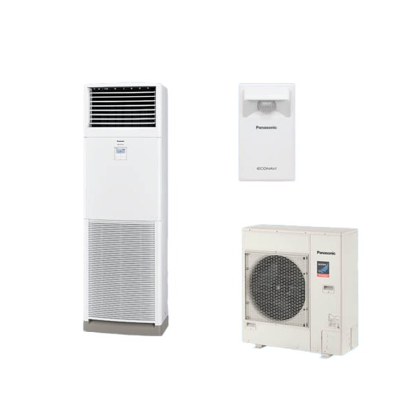 ●βパナソニック 業務用エアコン【PA-P80B7GC】床置形(スリム形) XEPHY Premium(ハイグレード) シングル エコナビ 三相200V P80形 3.0馬力相当