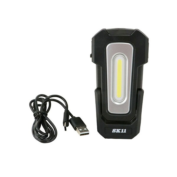 ◆◆◆15時迄出荷OK！∀藤原産業 【SLW-300DMS】SK11 充電式LEDスイベルライト (4977292404877)