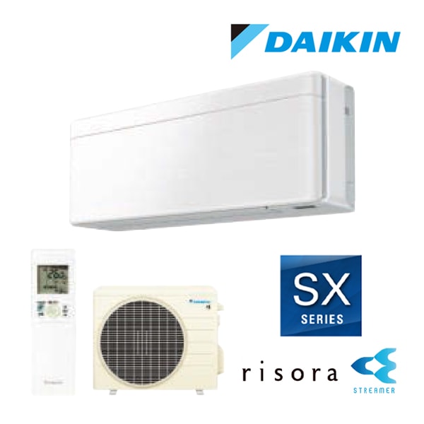 ●ダイキン ルームエアコン【S366ATSS F】ファブリックホワイト 2026年 SXシリーズ 室内電源タイプ 本体色ホワイト risora(リソラ) 単相100V 12畳程度