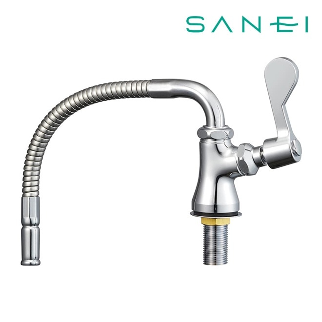 ◆15時迄出荷OK！三栄水栓/SANEI【A5380A3-13】厨房用ベンリー立形自在水栓 (共用形)