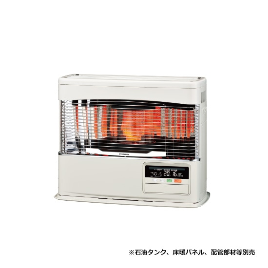 ○コロナ 暖房機器【UH-F7026PK(W)】ホワイト 床暖房内臓FF式石油暖房