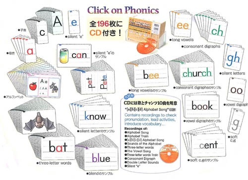 ڿʡClick on Phonics Cards & CD Set