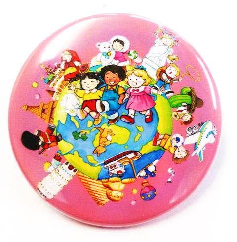 PINK 缶バッジ（1個）クリップピン付