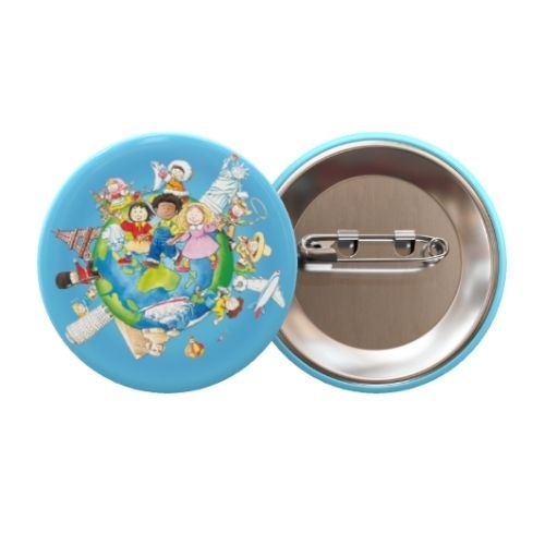 BLUE 缶バッジ（1個）安全ピン