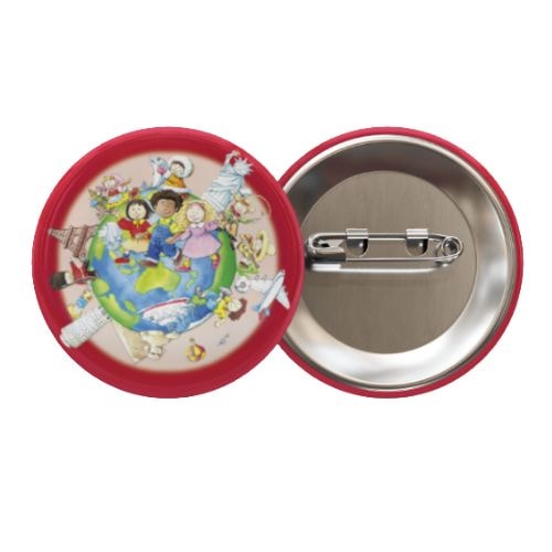 Learning World 1 缶バッジ（1個）安全ピン