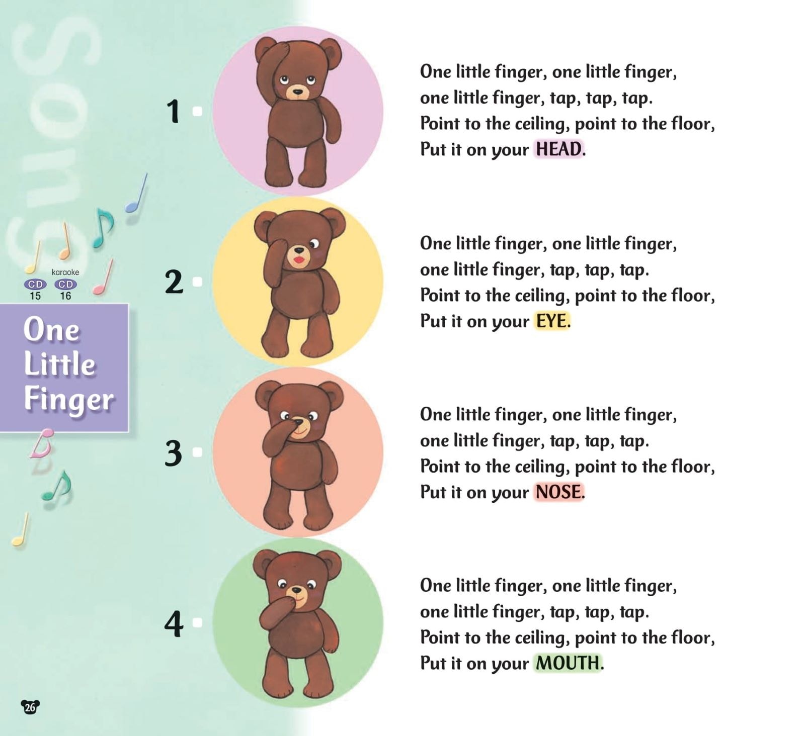 Vol.4 A Teddy Bear（身体の部分・What's this?）