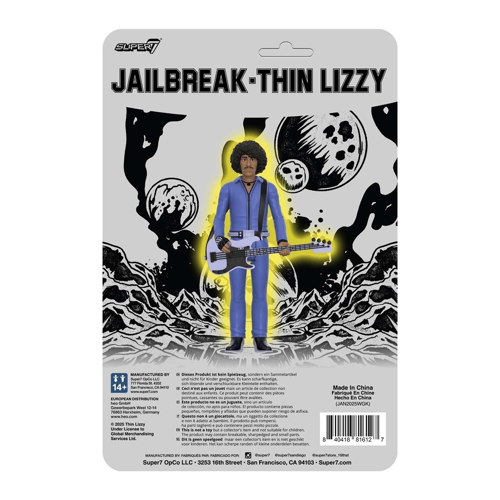 リ・アクション/ THIN LIZZY(シン・リジィ)：フィル・ライノット(ジェイルブレイク ver.)　予約