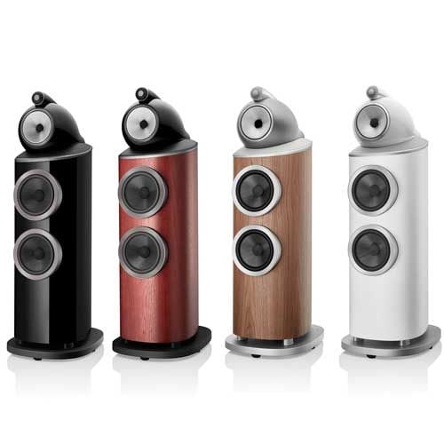 B&W スピーカー ウッド仕上げ B&W - 803D4/ウォールナット（1本）フロアスタンドスピーカー｛大型DM