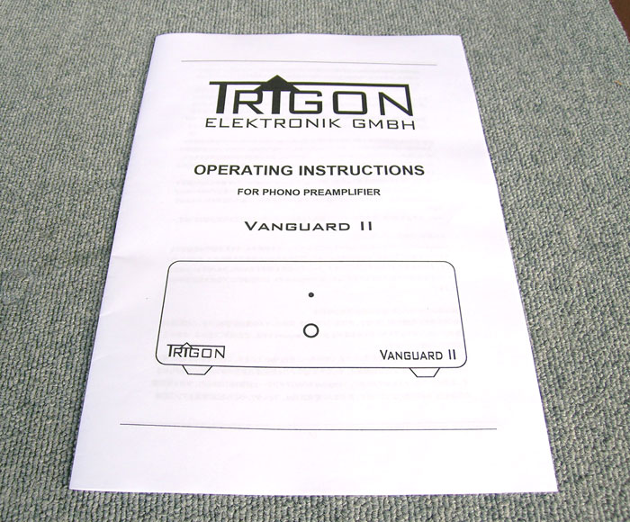 専用出品　TRIGON フォノイコライザー VANGUARD II VANGUARD II / TRIGON 売約済｜U-AUDIO