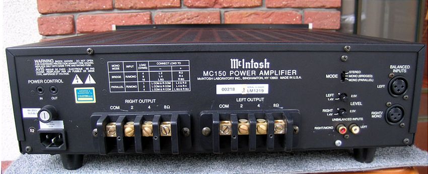 MC150 / McIntosh 売約済｜U-AUDIO