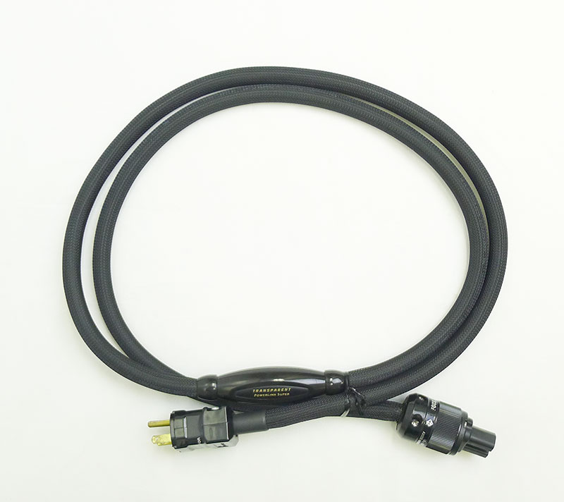 TRANSPARENT PREMIUM POWERLINK 電源ケーブル　2m POWERLINK SUPER/2.0m / TRANSPARENT 売約済｜U-AUDIO