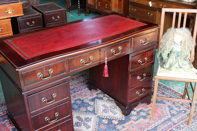 1950年代英国製アンティークデスク イギリスアンティーク家具