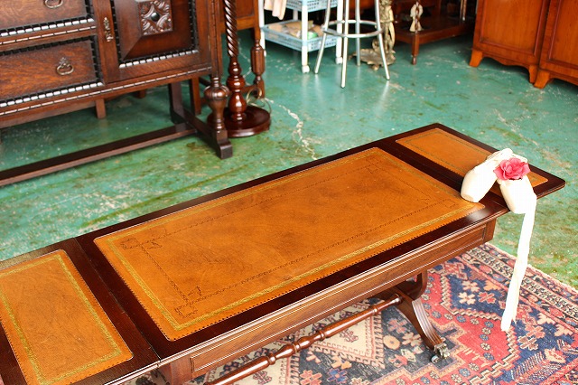 イギリスアンティーク家具 ソファーテーブル バタフライテーブル