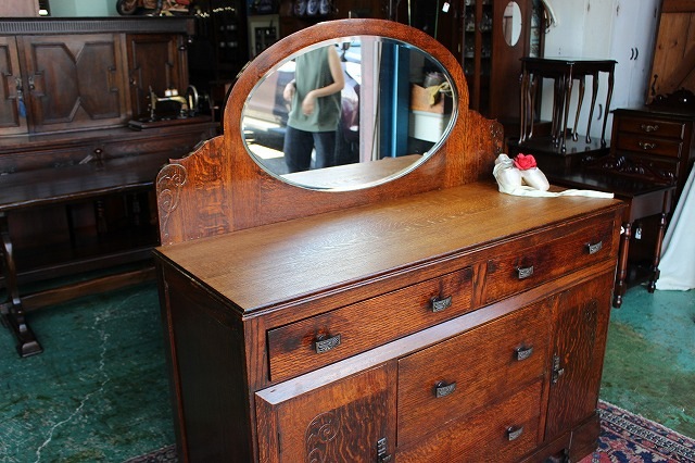 ☆在庫一掃セール☆ イギリス アンティーク家具 ミラーバックサイド