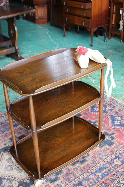 イギリス アンティーク家具 トローリー ワゴン 1930年頃 884A 0000000083312_CWwzYw7.jpg