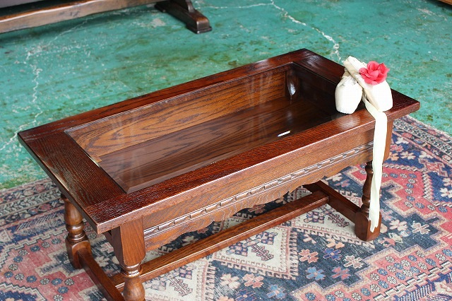 イギリスアンティーク家具 オールドチャーム/テーブル コーヒー