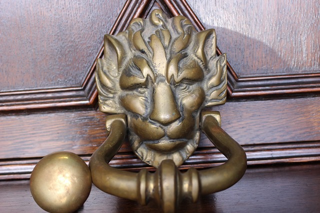 ☆送料無料☆イギリス アンティーク建具 ドアベル ドアノッカー