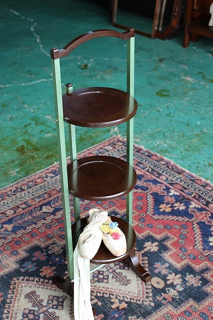 イギリス/アンティーク家具 ケーキスタンド ディスプレイ台 インテリア