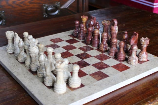 ☆在庫一掃セール☆イギリス アンティーク チェス盤 雑貨 ディスプレイ
